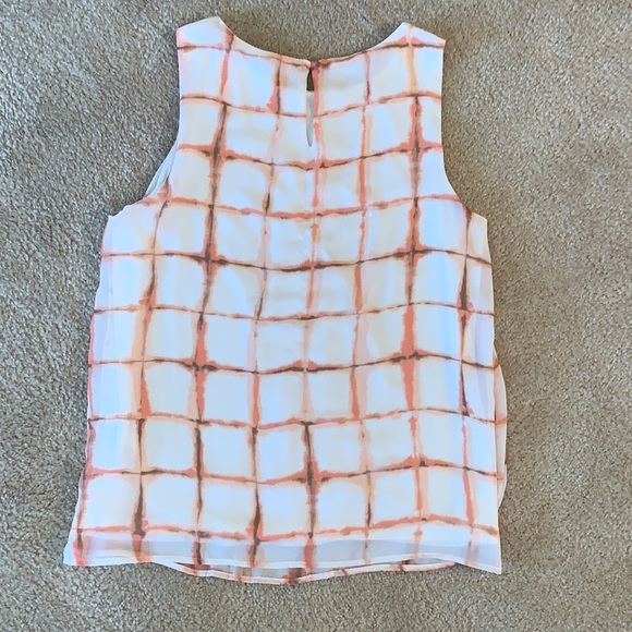 Apt. 9 Sleeveless Top, Sheer Overlay, Size Medium - Picture 9 of 11